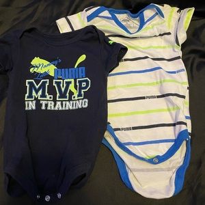 Puma 6-9 month Onsies